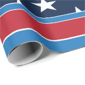 アメリカ合衆国国旗の星とバー ラッピングペーパー (ロールコーナー)