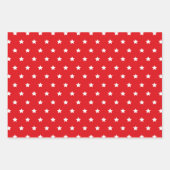 アメリカ合衆国国旗の星パターン ラッピングペーパーシート (正面3)