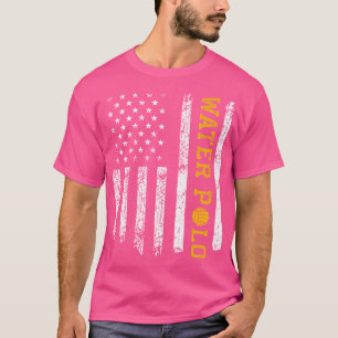 アメリカ合衆国国旗の水球 Tシャツ