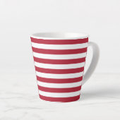 アメリカ合衆国国旗の誇りデザイン カフェラテマグ (右アングル)