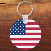 アメリカ合衆国国旗の誇りデザイン キーホルダー (裏面)
