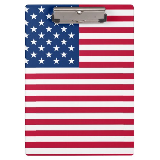 アメリカ合衆国国旗の誇りデザイン クリップボード (正面)
