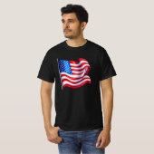 アメリカ合衆国国旗のTシャツ Tシャツ (正面フル)