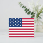アメリカ合衆国国旗プライドデザイン シーズンポストカード (スタンド正面)
