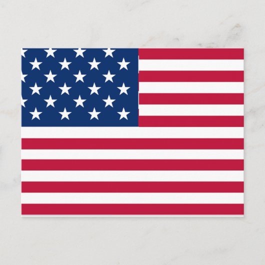 アメリカ合衆国国旗プライドデザイン シーズンポストカード (正面)