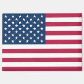 アメリカ合衆国国旗愛国的な長方形 マグネット (正面)