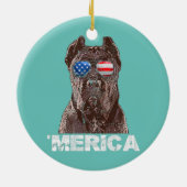 アメリカ合衆国国旗4日 セラミックオーナメント (裏面)