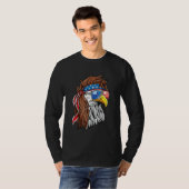 アメリカ合衆国国旗4日 Tシャツ (正面フル)