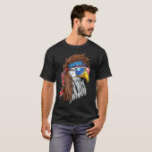 アメリカ合衆国国旗4日 Tシャツ (正面フル)