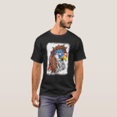 アメリカ合衆国国旗4日 Tシャツ (正面フル)
