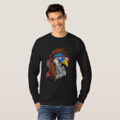 アメリカ合衆国国旗4日 Tシャツ (正面フル)
