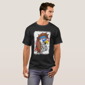 アメリカ合衆国国旗4日 Tシャツ (正面フル)