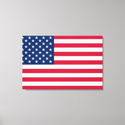 アメリカ合衆国国旗 - アメリカ - 愛国心 キャンバスプリント (正面)