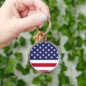 アメリカ合衆国国旗 キーホルダー (手)