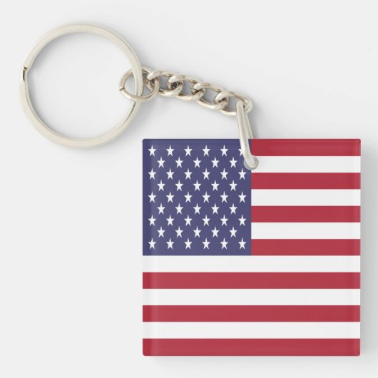 アメリカ合衆国国旗 キーホルダー (正面)