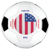 アメリカ合衆国国旗 サッカーボール (回転)