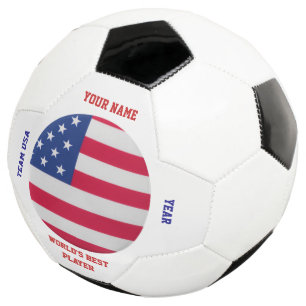 アメリカ合衆国国旗 サッカーボール