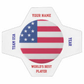 アメリカ合衆国国旗 サッカーボール (フラット)