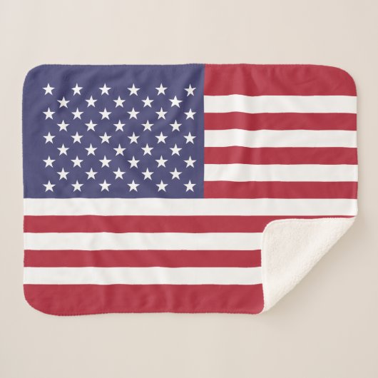 アメリカ合衆国国旗 シェルパブランケット (正面(横))