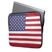 アメリカ合衆国国旗 ラップトップスリーブ (正面左)