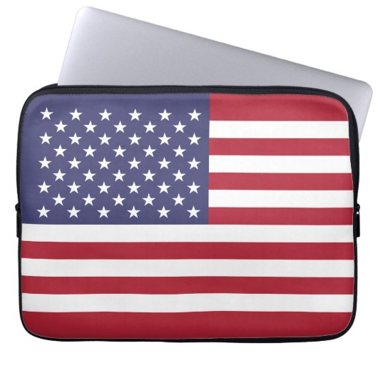 アメリカ合衆国国旗 ラップトップスリーブ (正面)