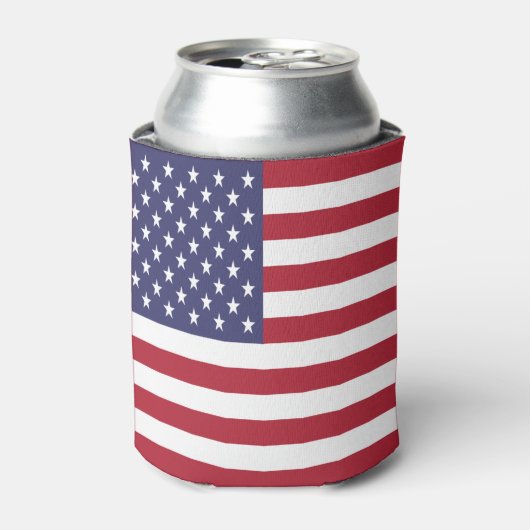 アメリカ合衆国国旗 缶クーラー (缶正面)
