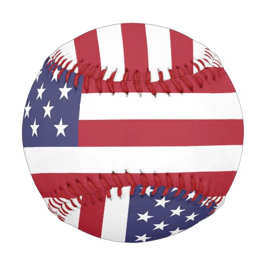 アメリカ合衆国国旗 野球ボール (正面)
