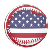 アメリカ合衆国国旗 野球ボール (正面左)