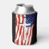アメリカ合衆国国旗 (C)  缶クーラー (缶正面)