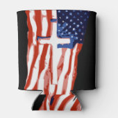 アメリカ合衆国国旗 (C)  缶クーラー (裏面)