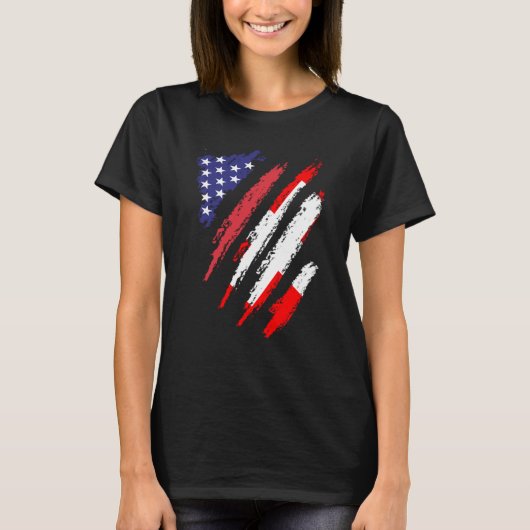 アメリカ合衆国国旗Patriot Herita Tシャツ (正面)