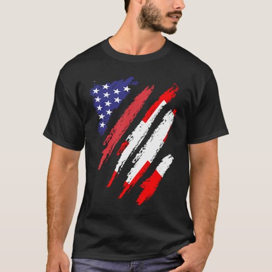 アメリカ合衆国国旗Patriot Herita Tシャツ (正面)