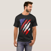 アメリカ合衆国国旗Patriot Herita Tシャツ (正面フル)