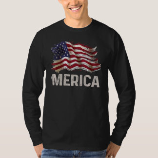 アメリカ合衆国国旗Sunglusses 4O Tシャツ