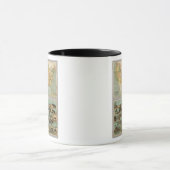 アメリカ合衆国地図2 マグカップ (中央)