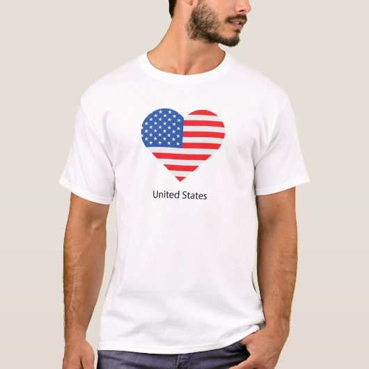 アメリカ合衆国大好き Tシャツ (正面)