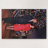 アメリカ合衆国大統領ジョン・ケネディのクリスマスカード ジグソーパズル (横)