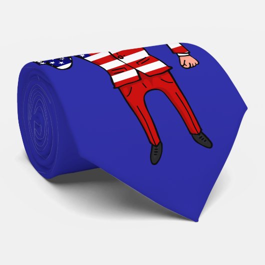 アメリカ合衆国大統領ドナルドトおもしろいランプ ネクタイ (ロール)