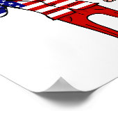 アメリカ合衆国大統領ドナルドトおもしろいランプ ポスター (角)