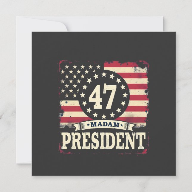 アメリカ合衆国大統領国旗47 harris Walz (正面)