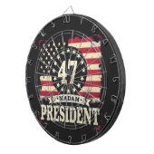 アメリカ合衆国大統領国旗47 harris Walz ダーツボード (正面右)