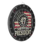 アメリカ合衆国大統領国旗47 harris Walz ダーツボード (正面左)