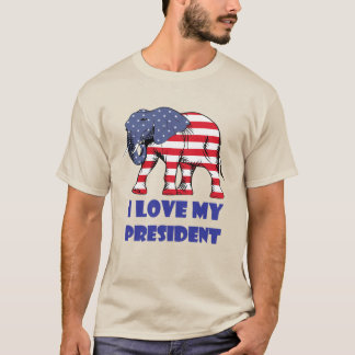 アメリカ合衆国大統領旗が大好き Tシャツ
