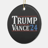 アメリカ合衆国大統領選挙バンンス副大統領 セラミックオーナメント (左)