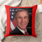 アメリカ合衆国大統領 ジョージ・ブッシュ クリスマスカード クッション (ブランケット)