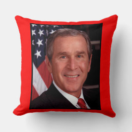 アメリカ合衆国大統領 ジョージ・ブッシュ クリスマスカード クッション