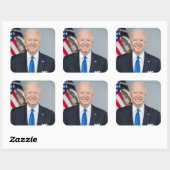 アメリカ合衆国大統領 ジョー・バイデン ホワイトハウス写真 スクエアシール (シート)