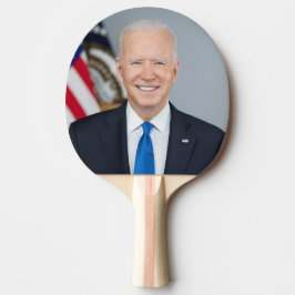 アメリカ合衆国大統領 ジョー・バイデン ホワイトハウス写真 卓球ラケット