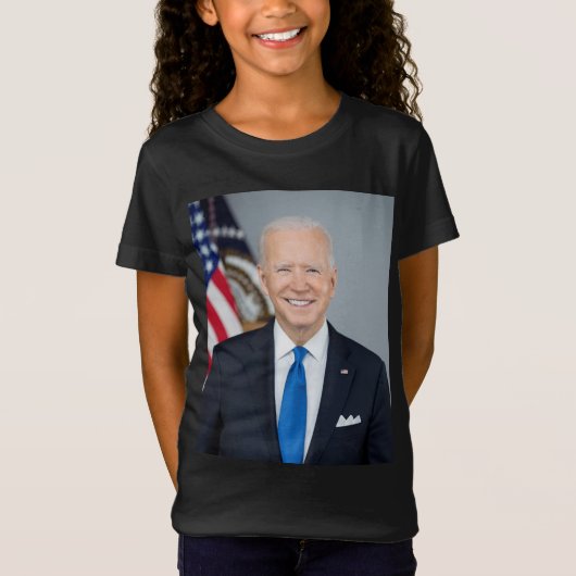 アメリカ合衆国大統領 ジョー・バイデン ホワイトハウス写真 Tシャツ (正面)