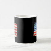 アメリカ合衆国州ワイオミング州旗 コーヒーマグカップ (中央)
